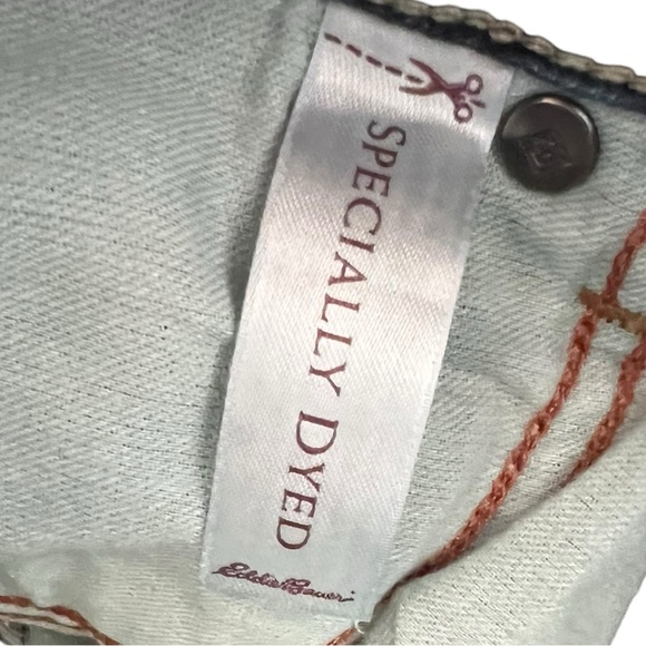 Eddie Bauer Curvy Straight Specially Dyed Petite Jeans Sz 10 P - Picture 5 of 8